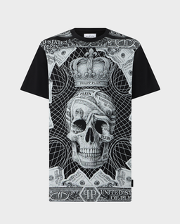 Czarny t-shirt Dollar Skull - Image #0