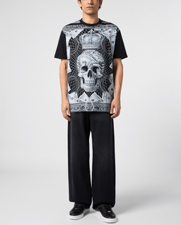 Czarny t-shirt Dollar Skull - Image #3