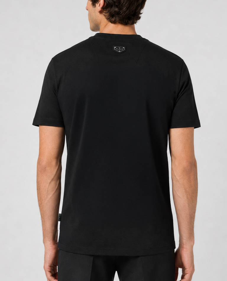 Czarny t-shirt Baroque Skull Stones - Image #2