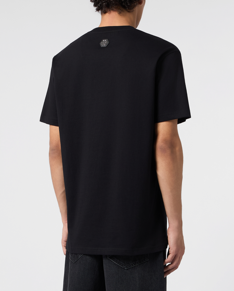 Czarny t-shirt z nadrukeim Dragon Hexagon - Image #2