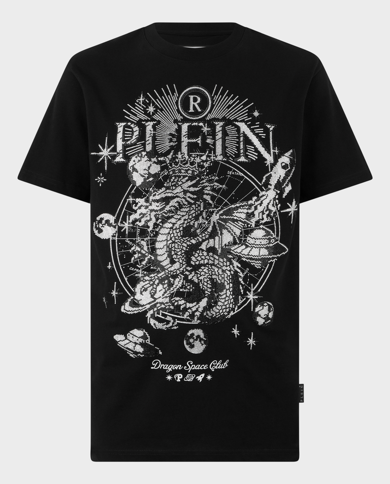 Biały t-shirt z motywem Dragon Stones