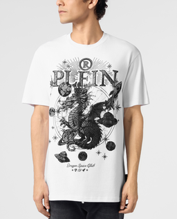Biały t-shirt z motywem Dragon Stones - Image #4