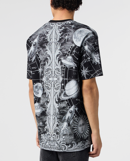 Czarny t-shirt z motywem Zodiac - Image #2