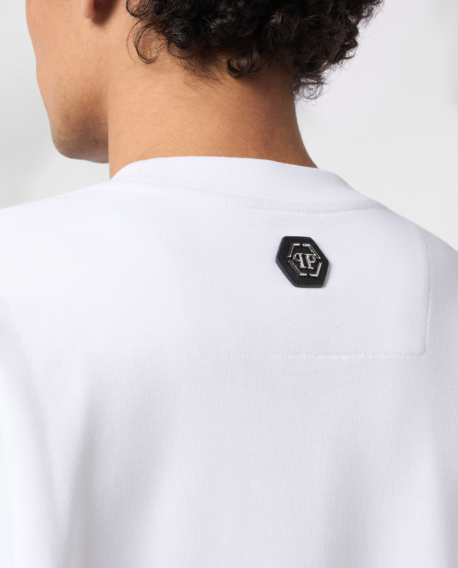 Biała bluza z logo - Image #4