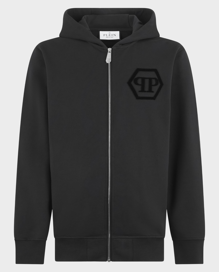 Czarna bluza z kapturem