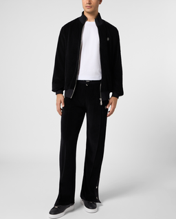Czarna bluza rozpinana z logo - Image #3