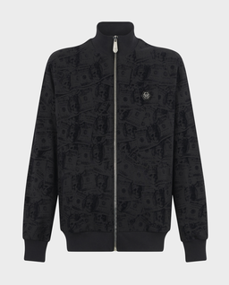 Czarna bluza All Over Dollar - Image #0