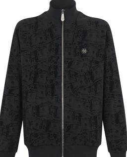 Czarna bluza All Over Dollar - Image #1