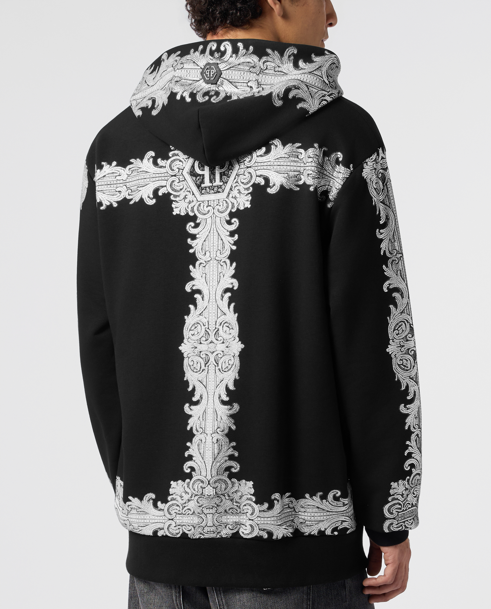 Bluza z kapturem Baroque Skull Stones - Image #2