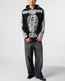 Bluza z kapturem Baroque Skull Stones - Image #3