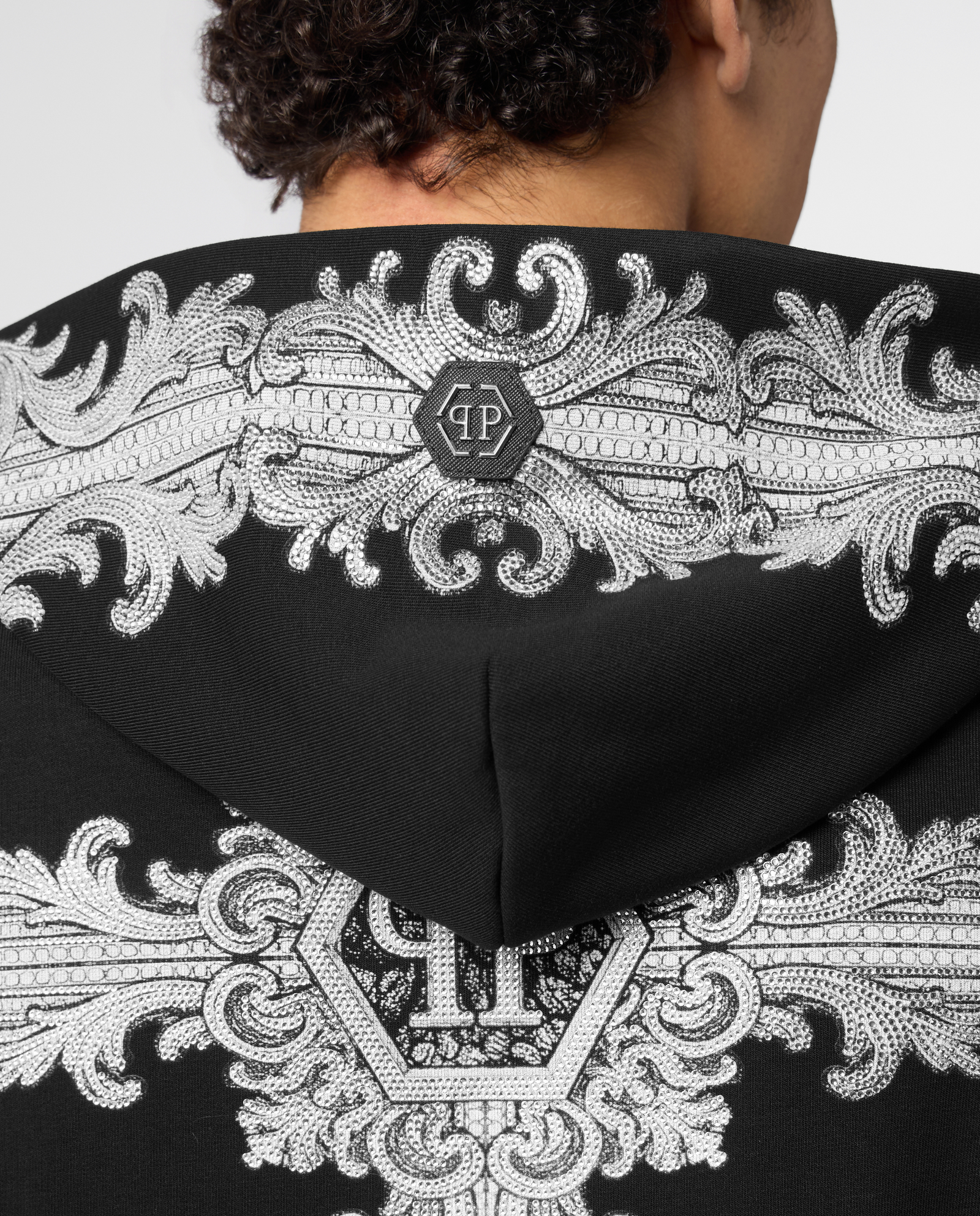 Bluza z kapturem Baroque Skull Stones - Image #4