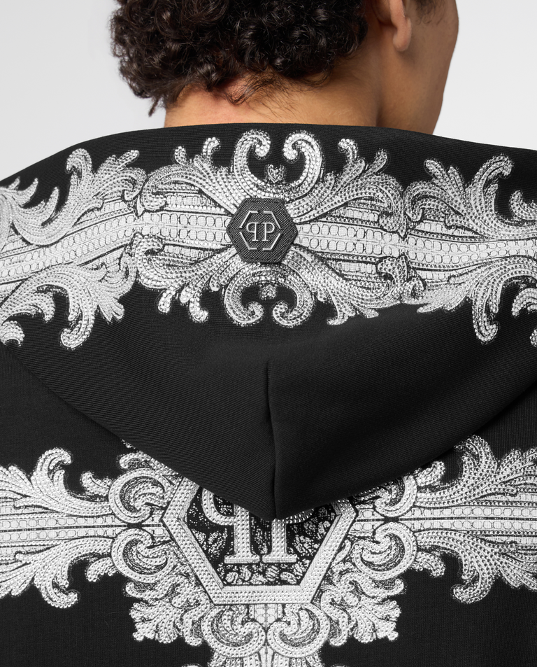 Bluza z kapturem Baroque Skull Stones - Image #4