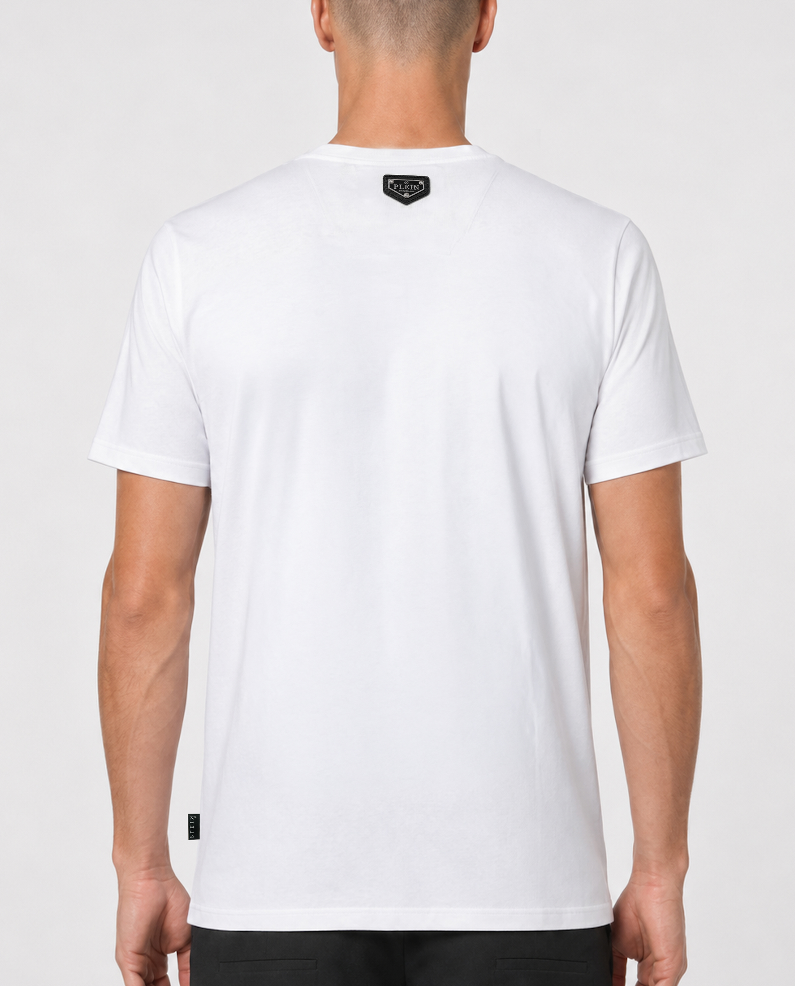 Biały t-shirt z grafiką i logo Pin Up - Image #2