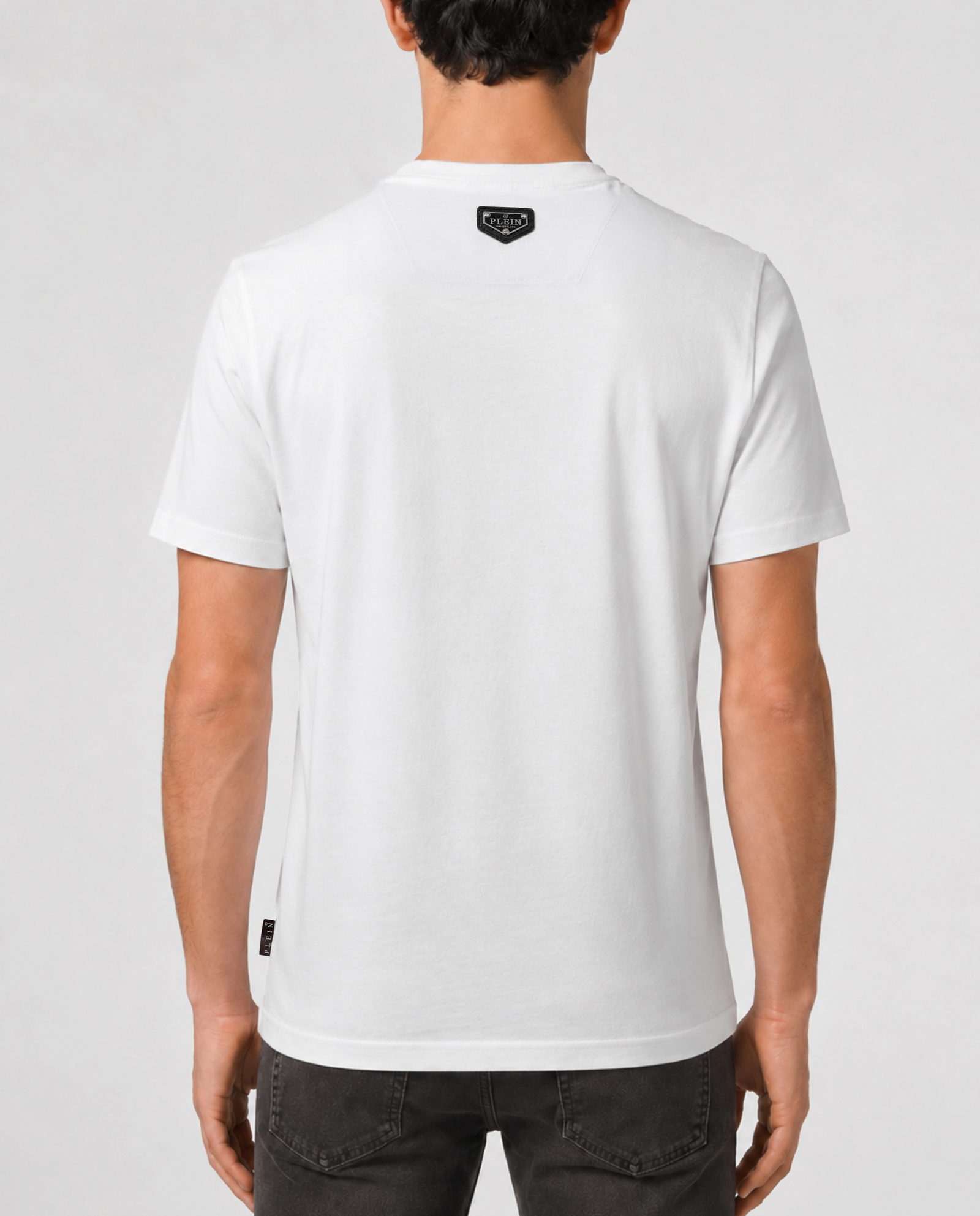 Biały t-shirt z motywem - Image #2