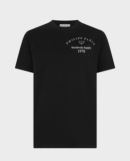 Czarny t-shirt z napisami - Image #0