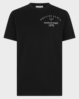 Czarny t-shirt z napisami - Image #0