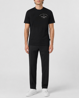 Czarny t-shirt z napisami - Image #3