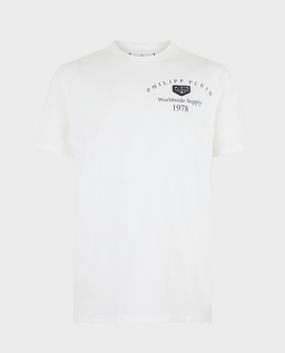 Biały t-shirt z napisami - Image #0