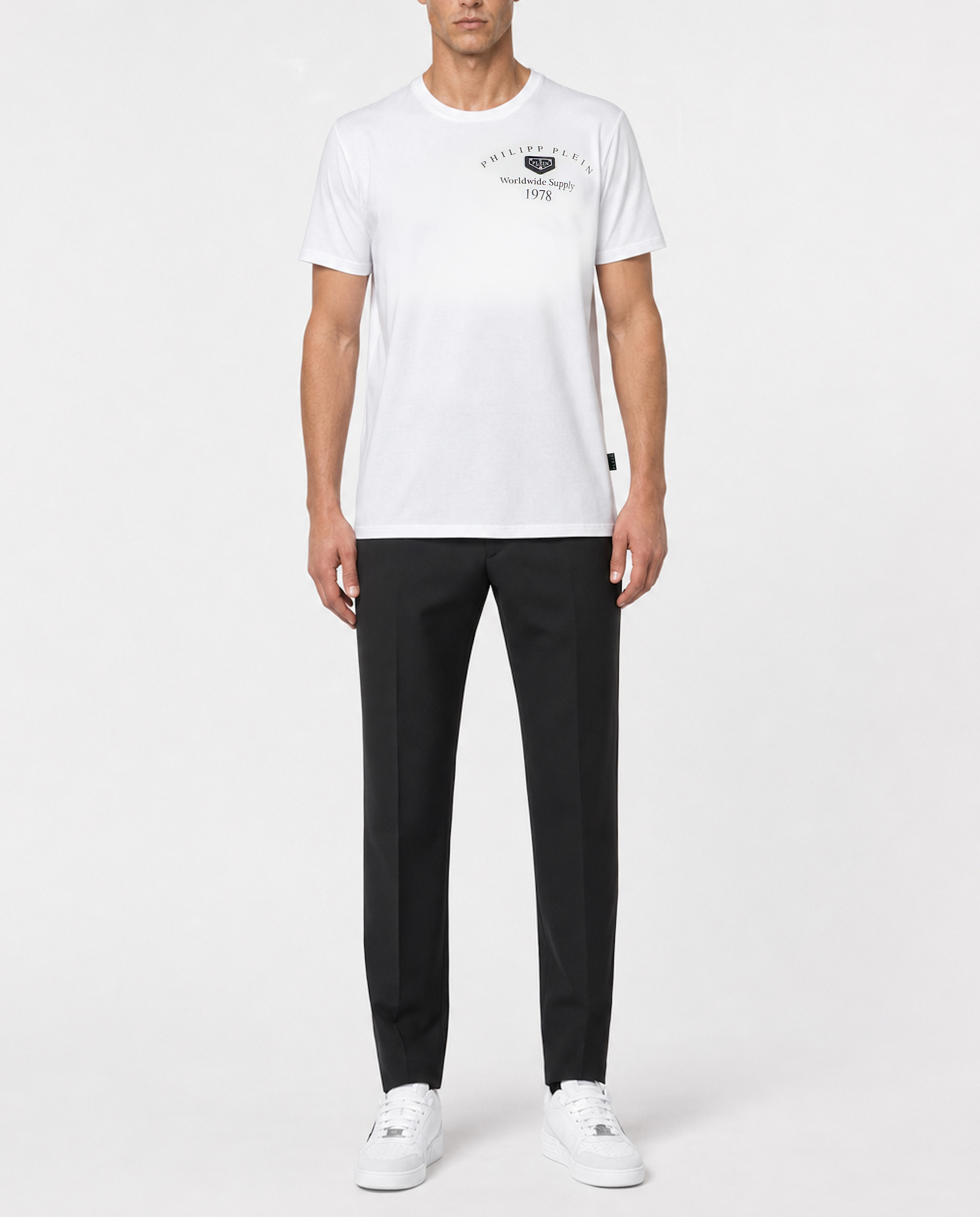 Biały t-shirt z napisami - Image #3