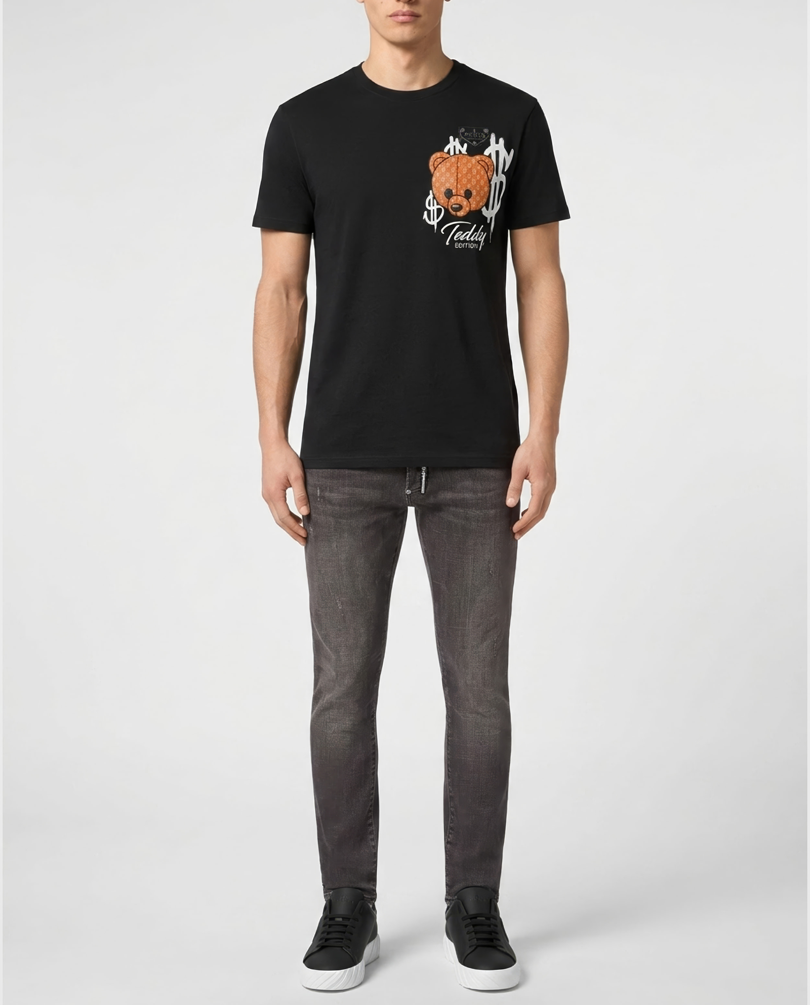 Czarny t-shirt Teddy Bear - Image #2