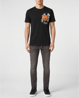 Czarny t-shirt Teddy Bear - Image #2