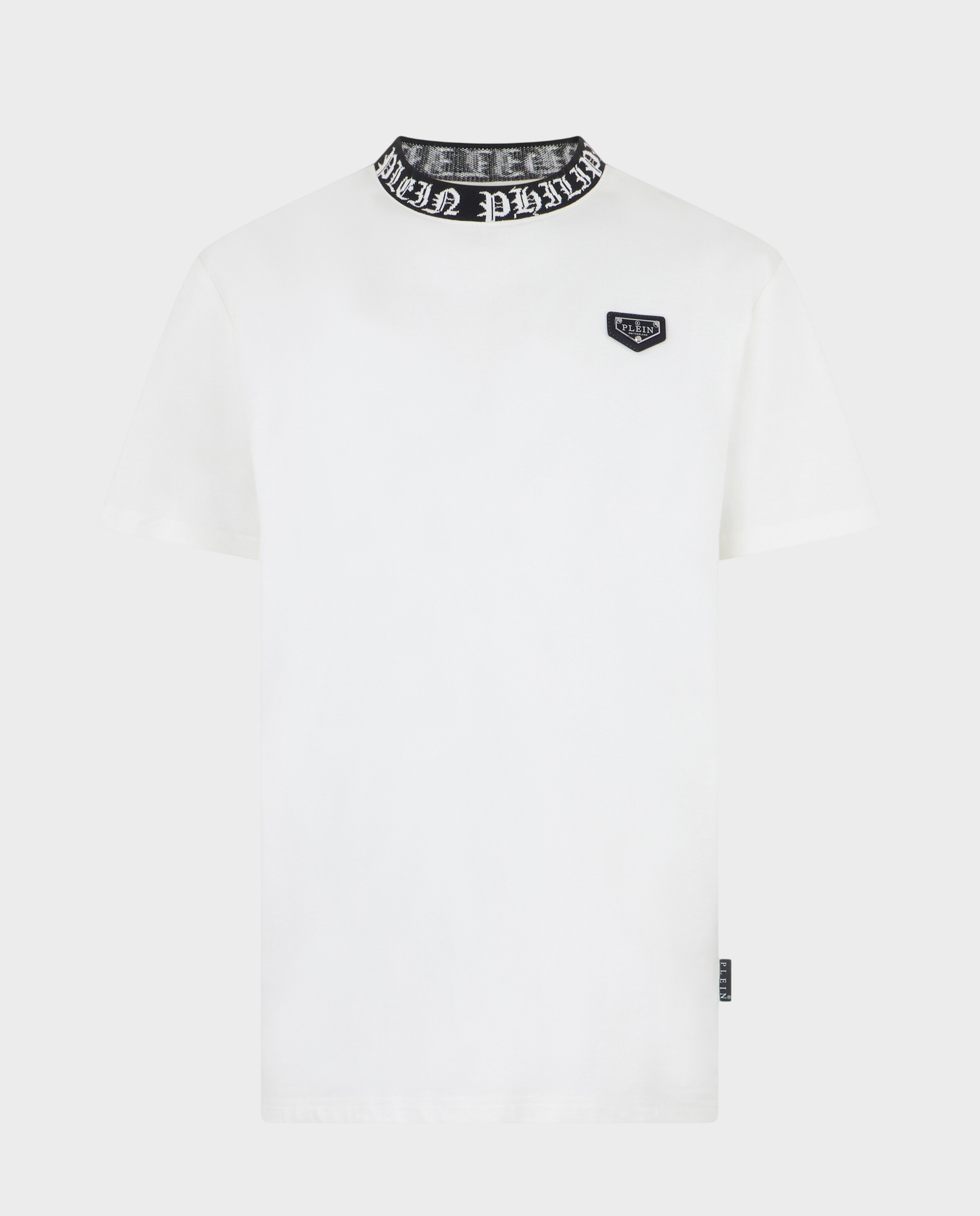 Biały t-shirt z logo - Image #0