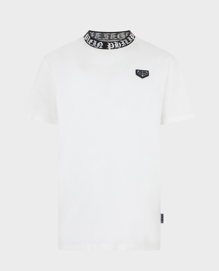 Biały t-shirt z logo