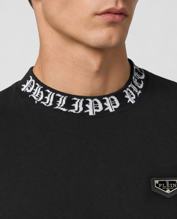 Czarny t-shirt z logo - Image #4