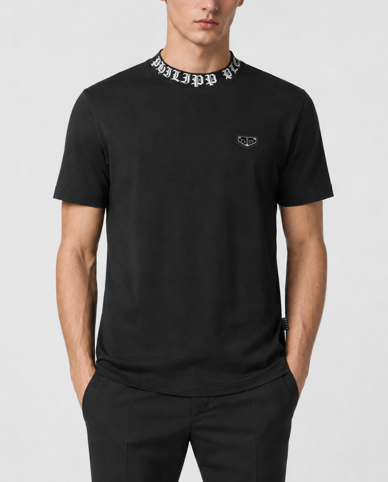 Czarny t-shirt z logo