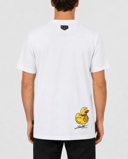 T-shirt z nadrukiem Plein Duck Skull - Image #2