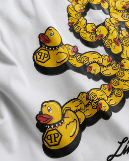 T-shirt z nadrukiem Plein Duck Skull - Image #4