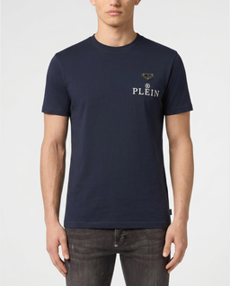 Granatowy t-shirt z logo - Image #1