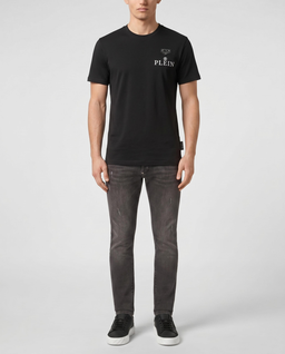 Czarny t-shirt z logo - Image #2