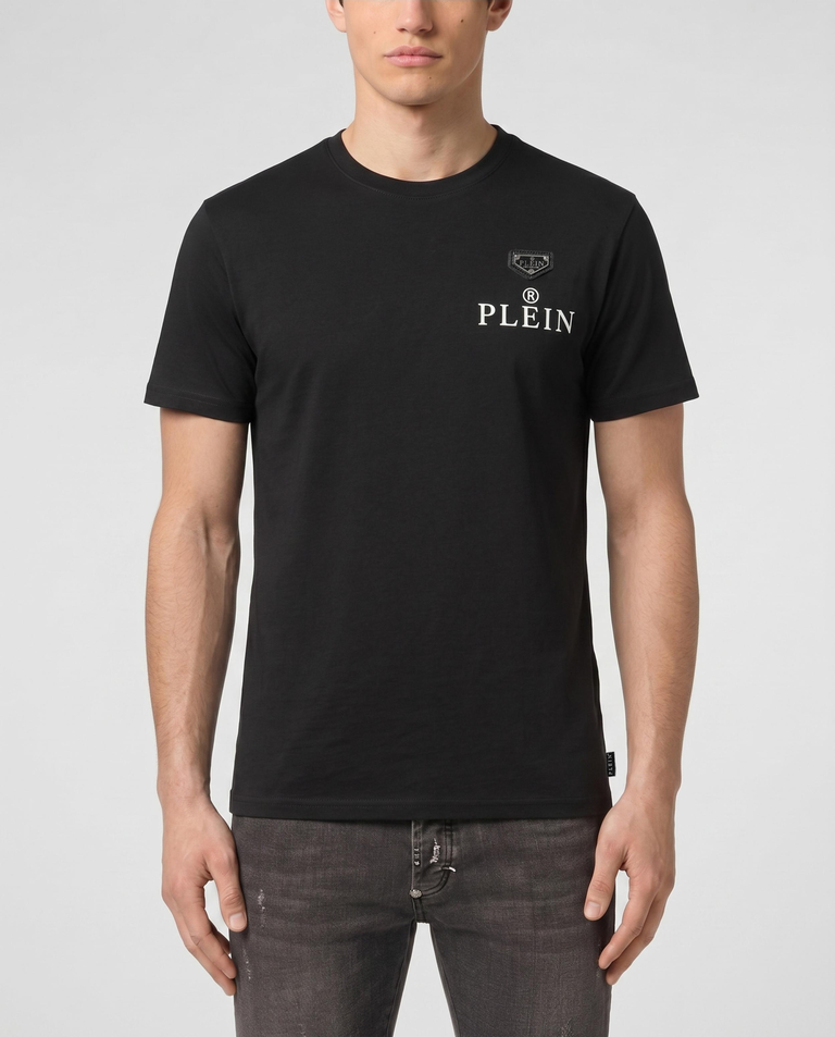 Czarny t-shirt z logo