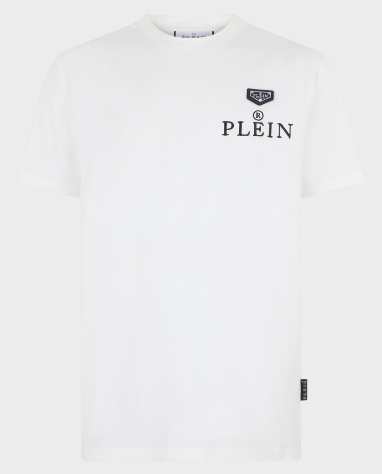 Biały t-shirt z logo