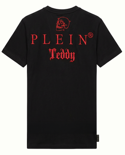 Czarny t-shirt z grafiką misia - Image #2