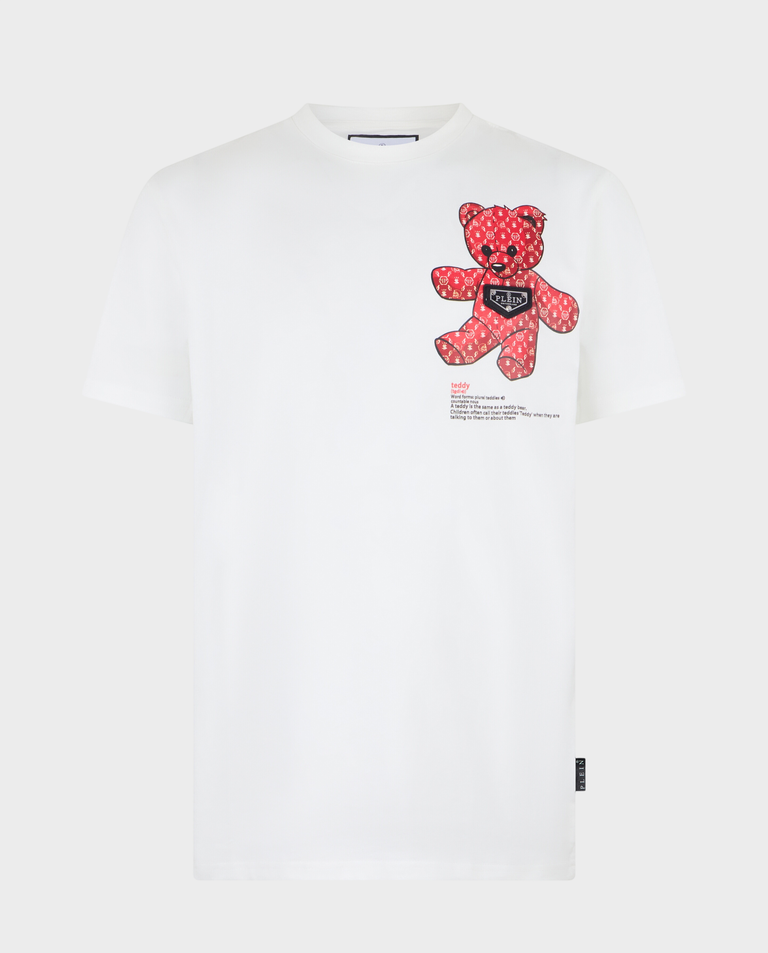 Biały t-shirt Teddy Bear