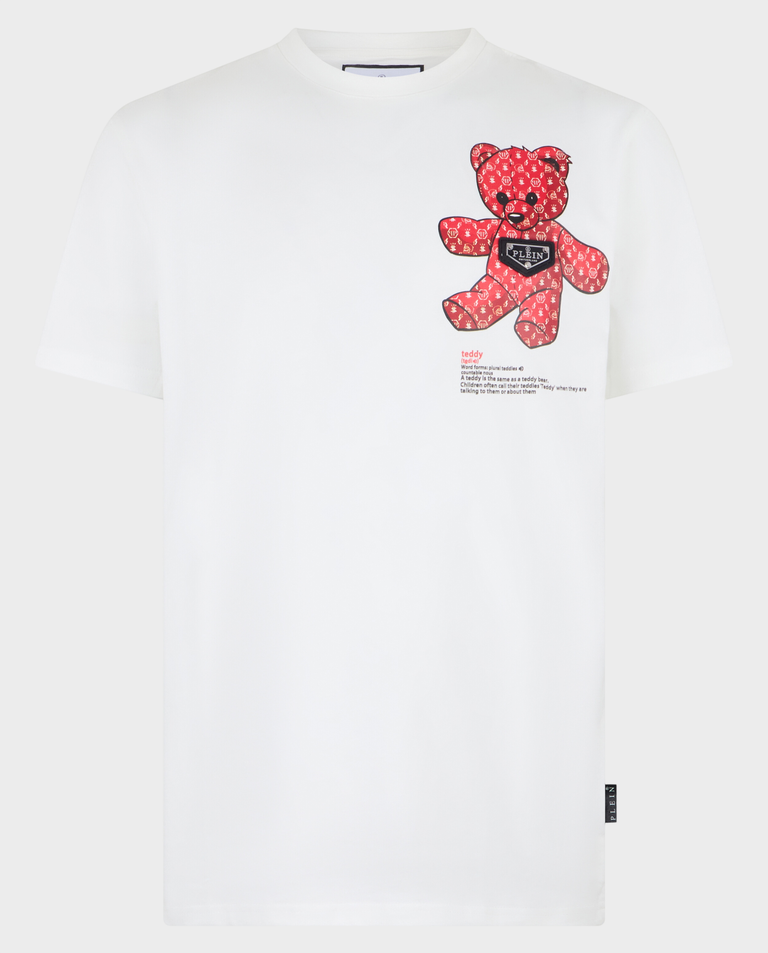 Biały t-shirt Teddy Bear