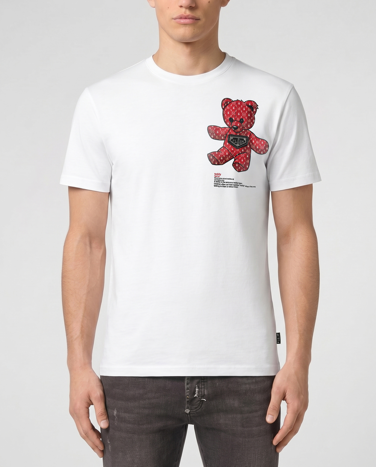 Biały t-shirt Teddy Bear
