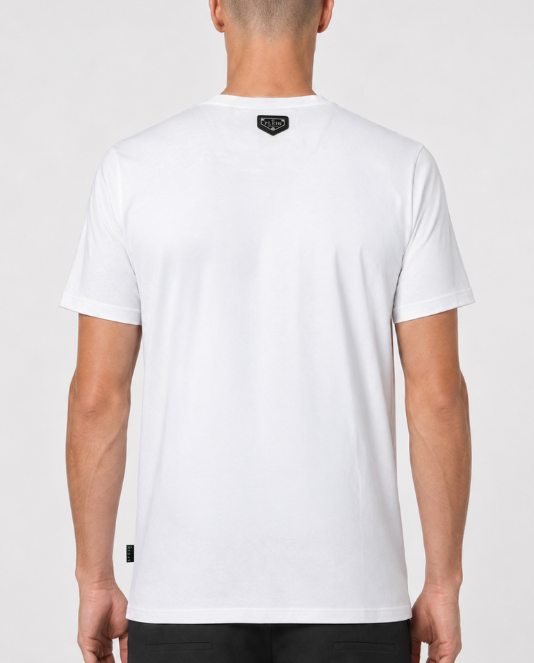 Biały t-shirt z motywem misia - Image #2