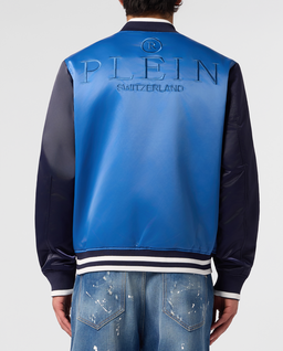 Niebieska kurtka bomber - Image #2