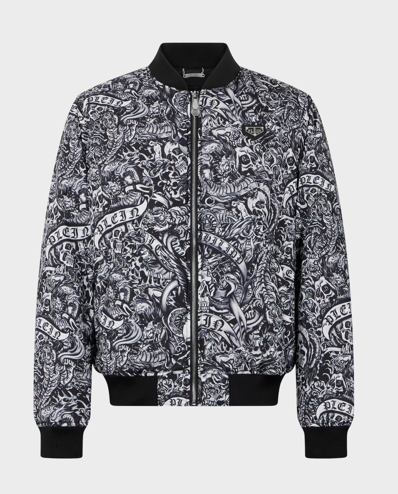 Kurtka bomber z printem - Image #0