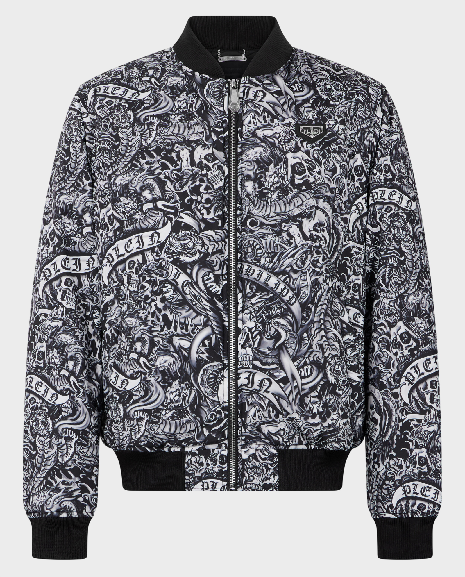 Kurtka bomber z printem - Image #0