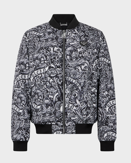 Kurtka bomber z printem - Image #0