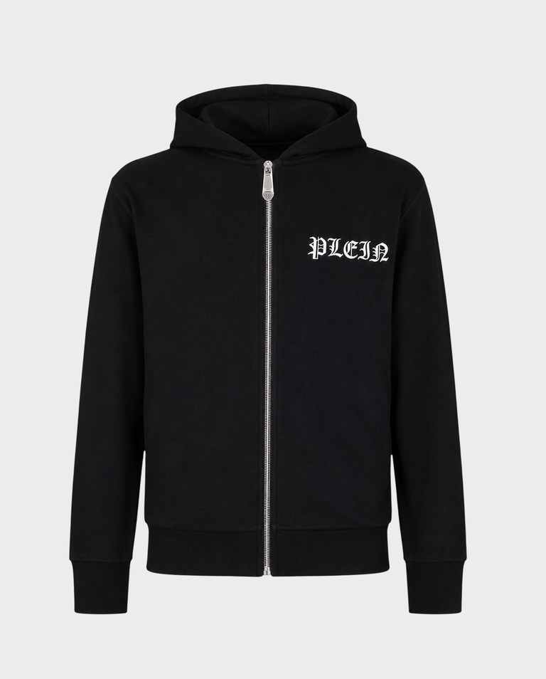 Czarna bluza z motywem czaszki