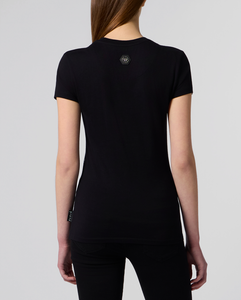 Czarny t-shirt z motywem misia - Image #2