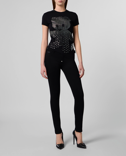 Czarny t-shirt z motywem misia - Image #3