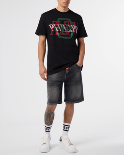 T-shirt z ozdobnym logo Hexagon Stones - Image #3