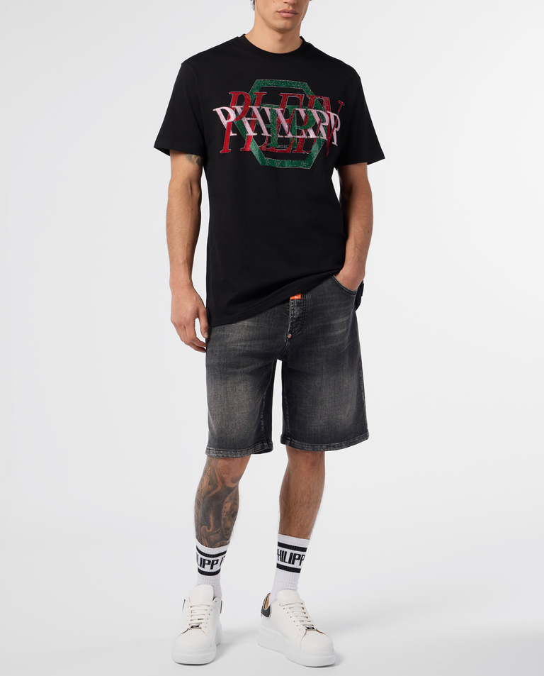 T-shirt z ozdobnym logo Hexagon Stones - Image #3