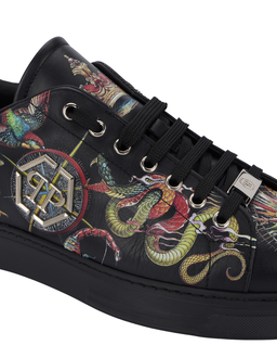 Czarne sneakersy z nadrukiem - Image #6
